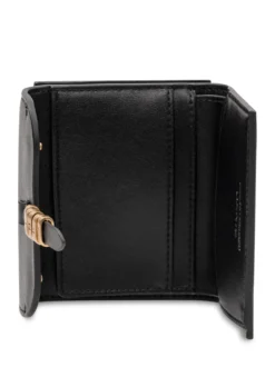 Saddle Wallet with Flap and Front Closure