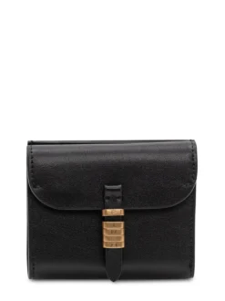 Saddle Wallet with Flap and Front Closure