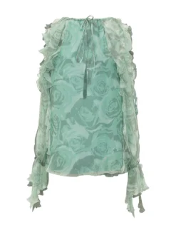 Saiak Creponne Blouse with Floral Print