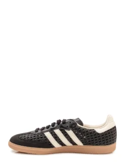 Samba Sneakers with Stripes and Woven Upper