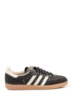 Samba Sneakers with Stripes and Woven Upper