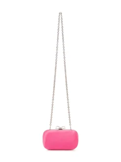 Satin Clutch with Bow Closure
