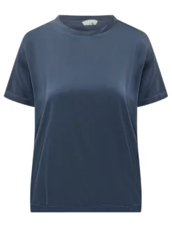 Satin Crewneck T-shirt