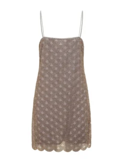 Scalloped Mini Dress