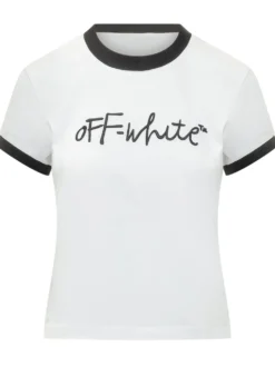 Script Fitted T-shirt