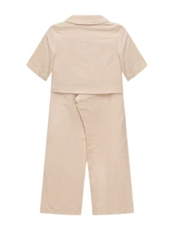 Set with Cropped Blazer and Pants