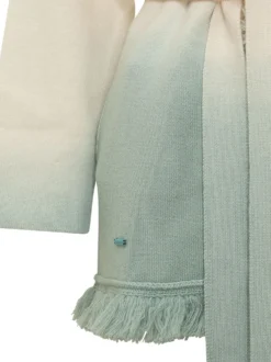 Shades of Shore Belted Cardigan with Fringes