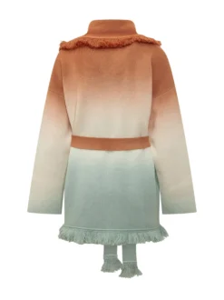 Shades of Shore Belted Cardigan with Fringes