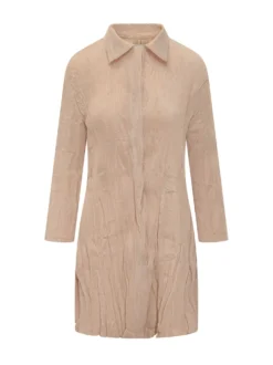 Shirt Dress with Collar and Buttons