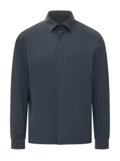 Shirt Jacket with Collar and Front Pocket