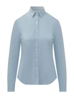 Shirt with Collar and Buttons