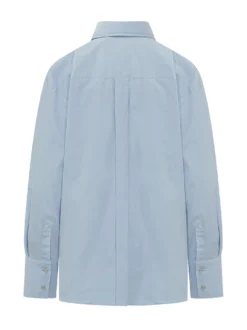 Shirt with Collar and Buttons with Embellishments