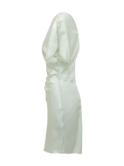 Short Dress with Ruching