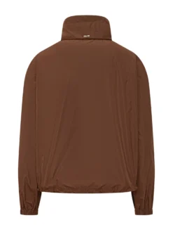 Short Jacket with Zip and High Neck