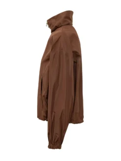 Short Jacket with Zip and High Neck