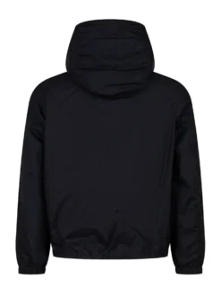 Short Parka with Hood and Zip