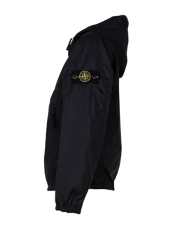 Short Parka with Hood and Zip