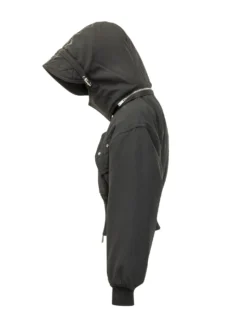Short Puffer Jacket with High Neck