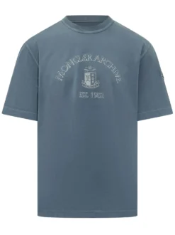 Short-Sleeve Cotton T-Shirt with Logo