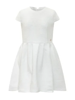 Short Sleeve Dress with Flared Skirt