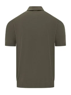 Short Sleeve Knit Polo