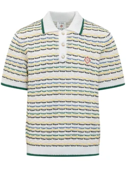 Short Sleeve Knit Polo