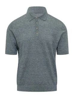 Short Sleeve Knit Polo