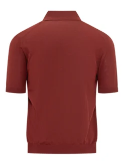 Short Sleeve Knit Polo