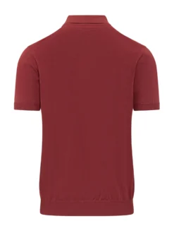 Short Sleeve Knit Polo with Buttons