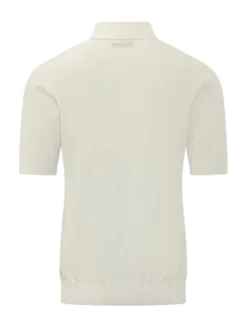 Short Sleeve Perforated Polo Shirt