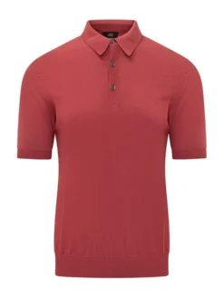 Short Sleeve Polo Shirt with Buttons