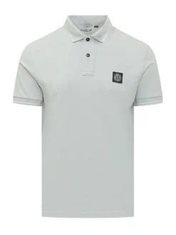 Short Sleeve Polo Shirt with Contrast Details
