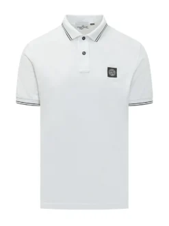 Short Sleeve Polo Shirt with Contrast Details.