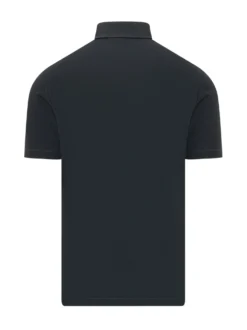 Short Sleeve Polo Shirt with Collar and Buttons