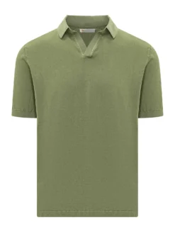 Short Sleeve Polo Shirt with Collar