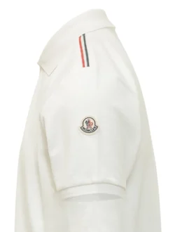 Short Sleeve Polo Shirt with Contrast Shoulder Detail