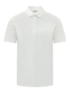 Short Sleeve Polo with Buttons and Logo