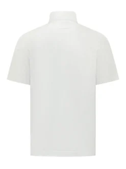 Short Sleeve Polo with Collar and Buttons
