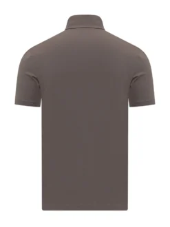 Short Sleeve Polo with Collar and Buttons
