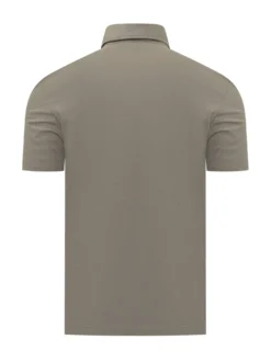 Short Sleeve Polo with Collar and Buttons