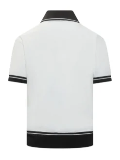 Short Sleeve Polo with Contrast Collar