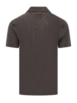 Short Sleeve Polo with Open Collar