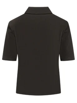 Short Sleeve Polo with Zip
