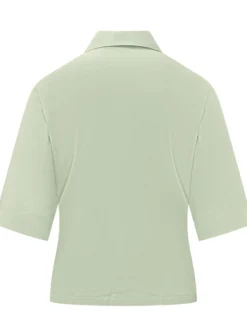 Short Sleeve Shirt with Pleats