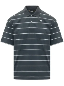 Short Sleeve Striped Polo Shirt