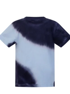 Short Sleeve Tie Dye T-shirt with Graphic Print