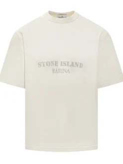 Short Sleeve T-shirt with Front Logo Print