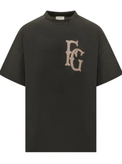 Short Sleeve T-shirt with Front Logo Print