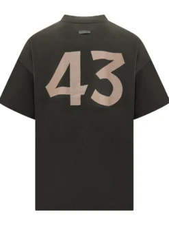 Short Sleeve T-shirt with Front Logo Print
