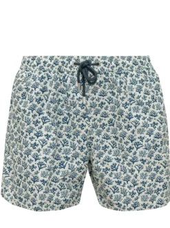 Shorts Mare con Stampa Corallo